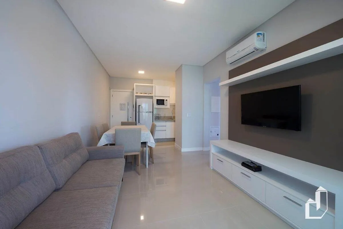 Apartamento Vista Para O Mar Com 02 Dormitorios Бомбиньяс Апартаменты